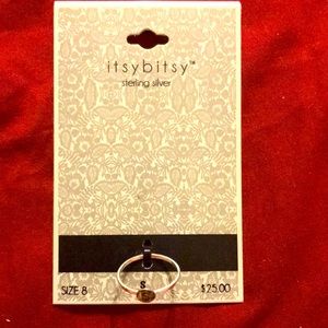 NWT itsy bitsy Sterling Silver ring